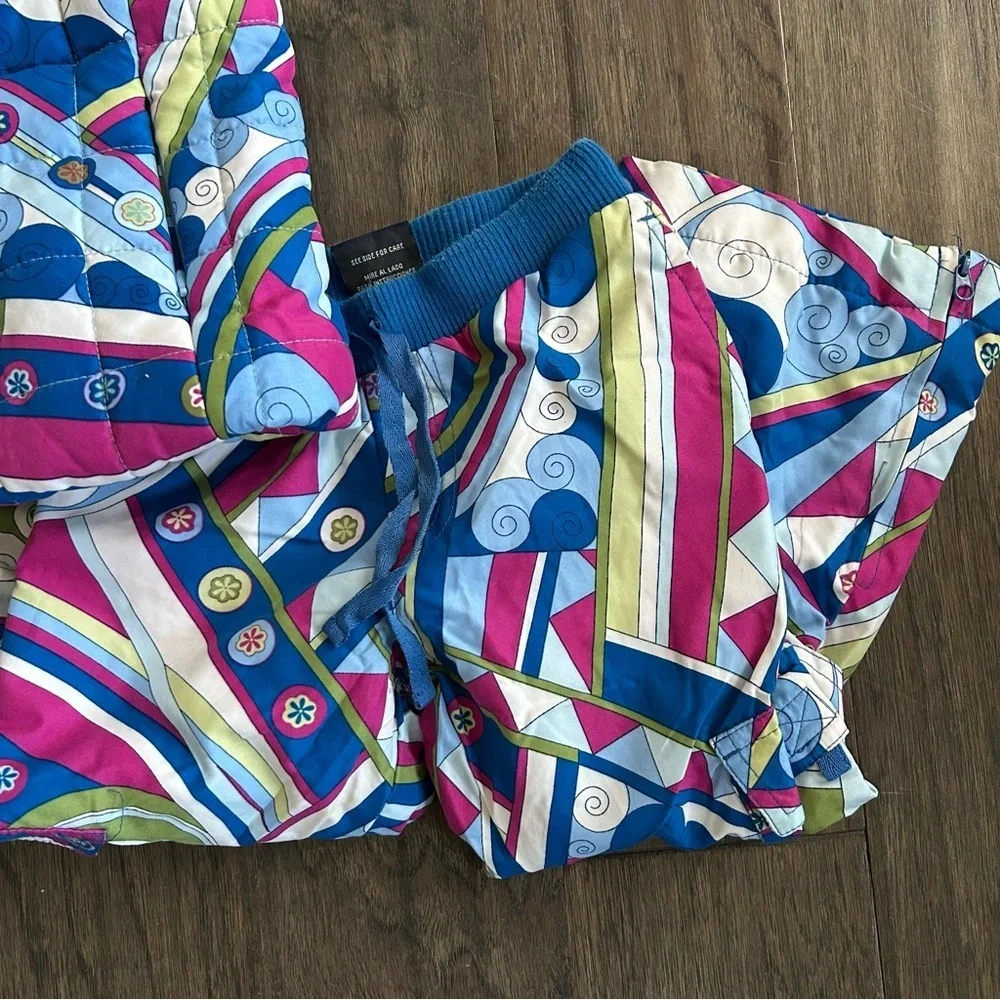 Children’s Place Retro Ski Snowboard Set Vest Pants XS 4